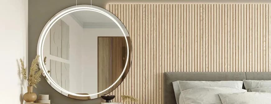Jakie oświetlenie do okrągłego lustra, aby uniknąć cieni i niedoskonałości