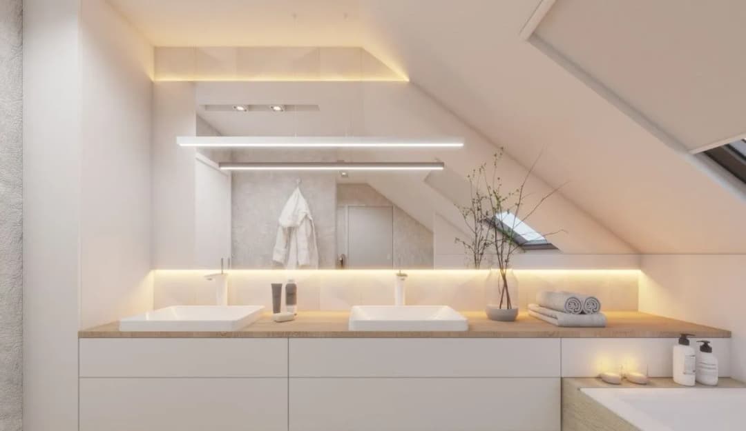 Jakie oświetlenie do małej łazienki, aby uniknąć ciemności i chaosu